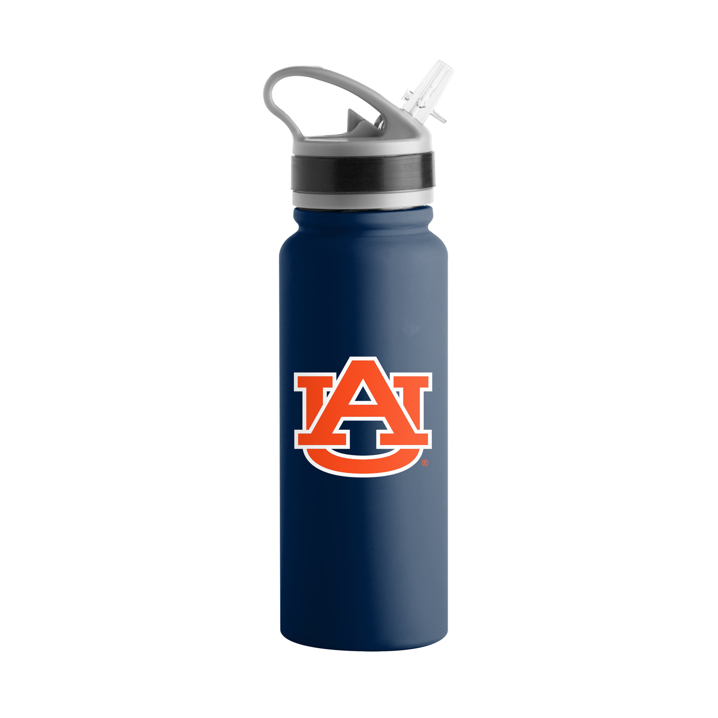 Auburn 25oz Campus Color Letterman Stainless Single Wall Flip Top Bottle