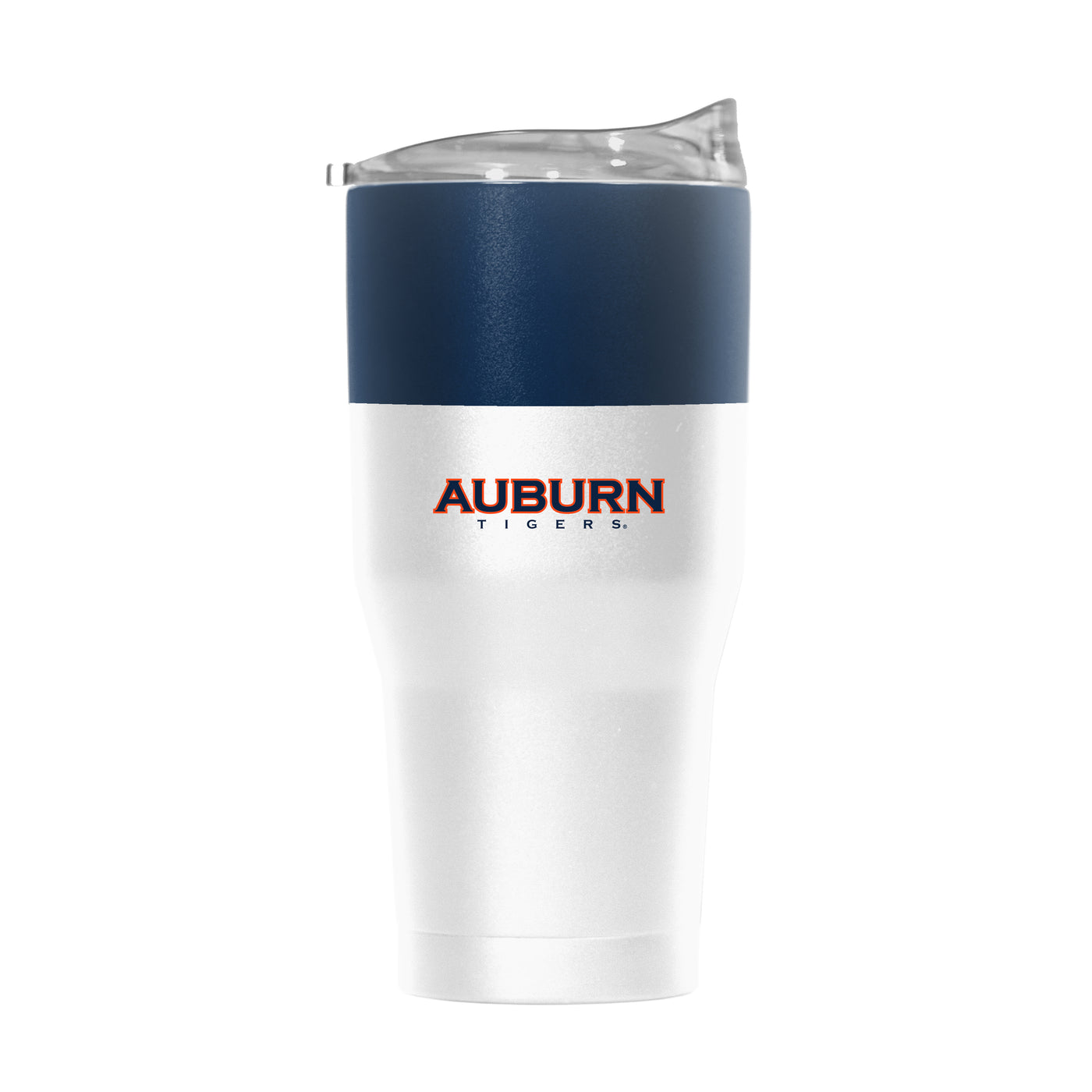 Auburn 30oz Colorblock White Powder Coat Tumbler
