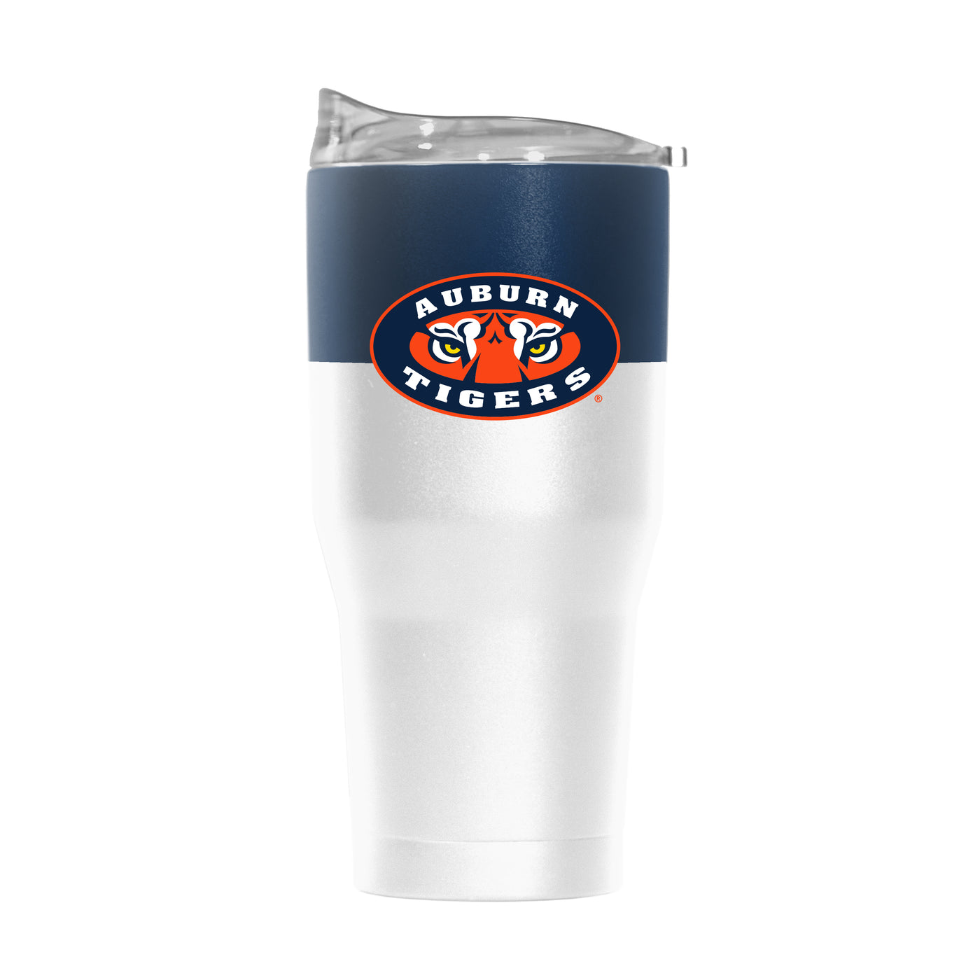 Auburn 30oz Colorblock White Powder Coat Tumbler