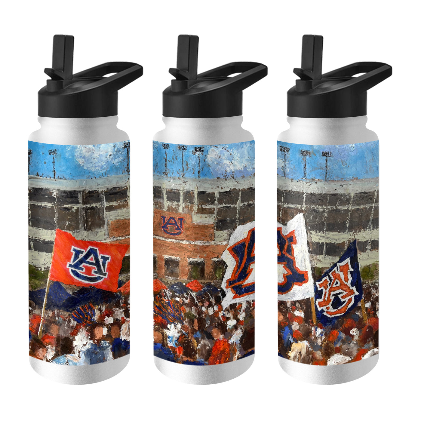 Auburn 34oz Collector Quencher Bottle