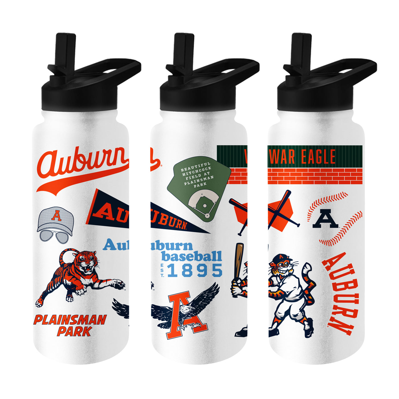 Auburn Baseball 34oz Native Quencher Bottle