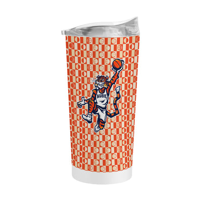 Auburn Vault Aubie 20oz White Powder Coat Tumbler