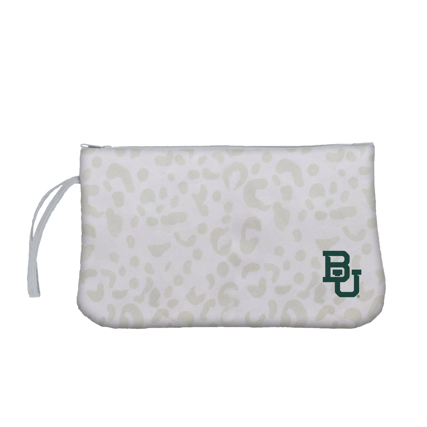 Baylor Leopard Print Wristlet