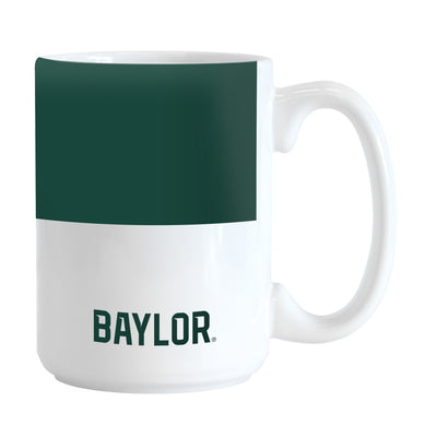 Baylor 15oz Colorblock Sublimated Mug