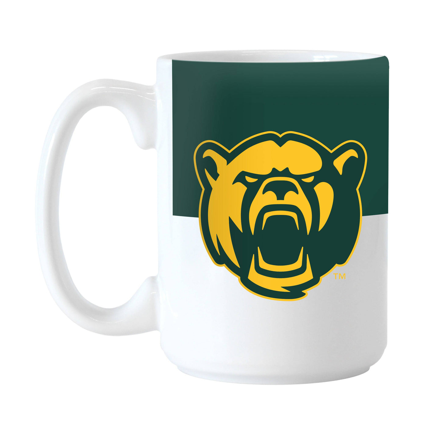 Baylor 15oz Colorblock Sublimated Mug