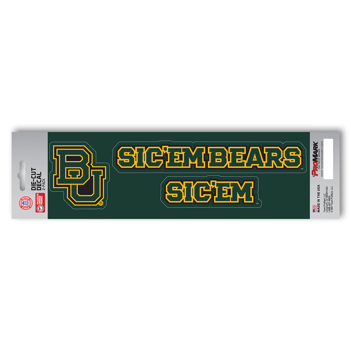 Baylor University Team Slogan Decal
