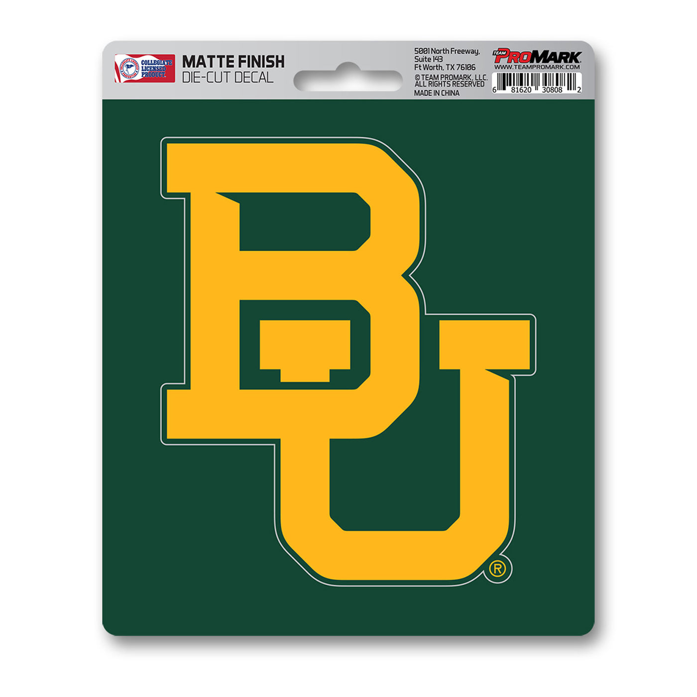 Baylor University Matte Decal