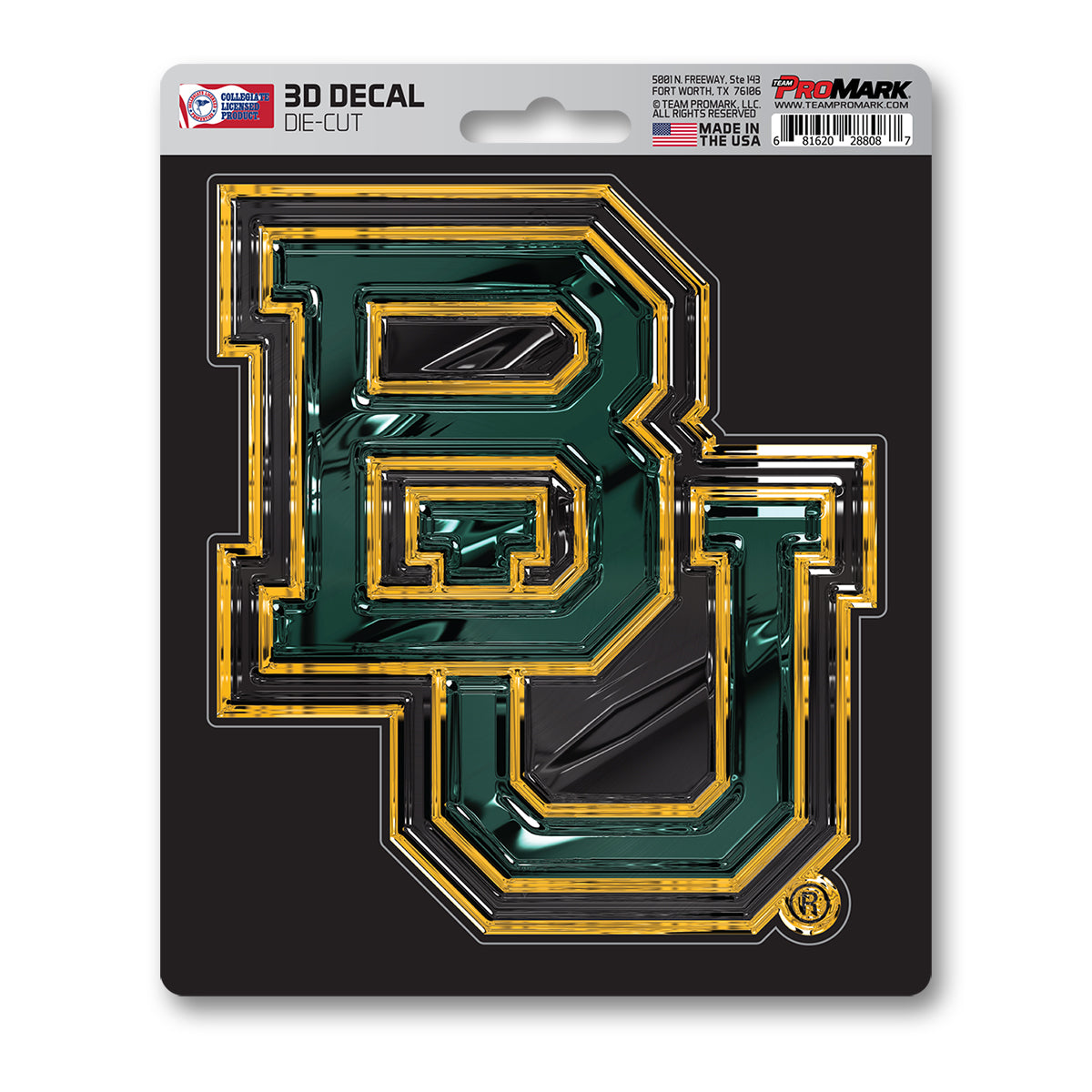 Baylor University 3D Decal