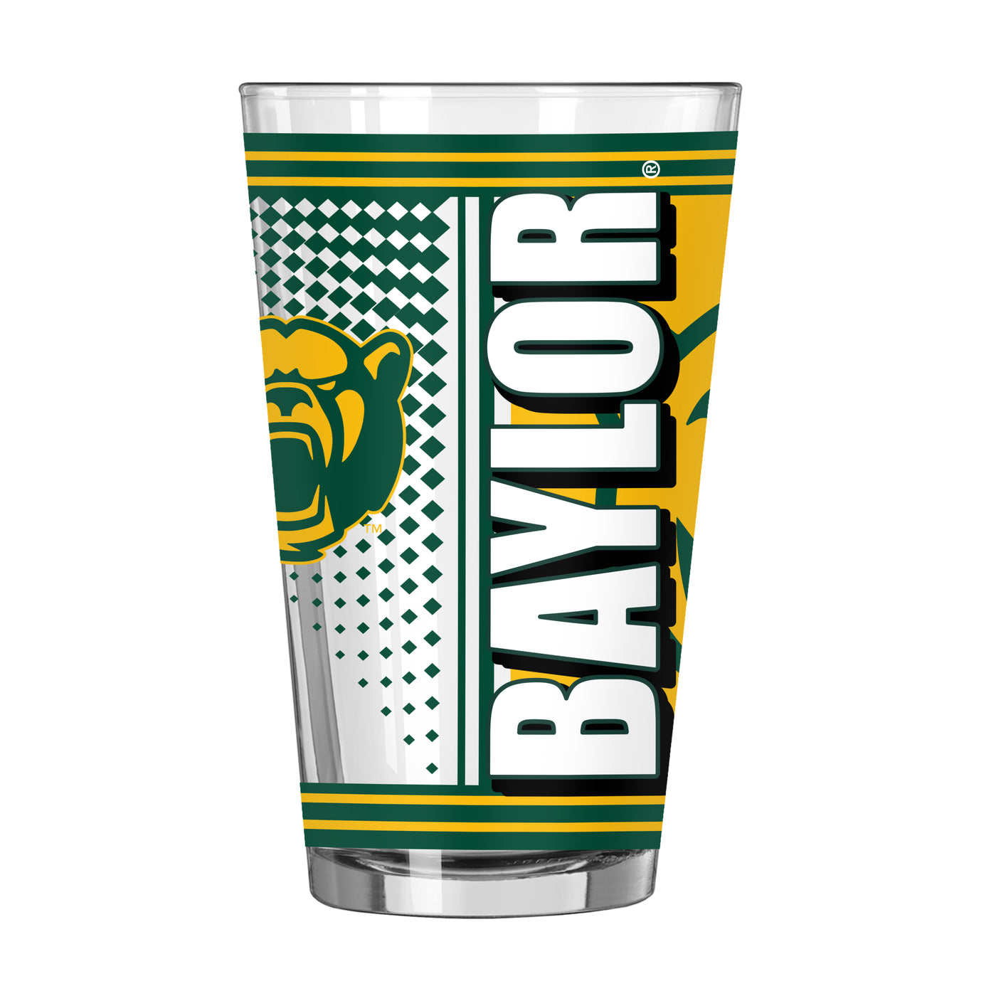Baylor 16oz Hero Pint Glass
