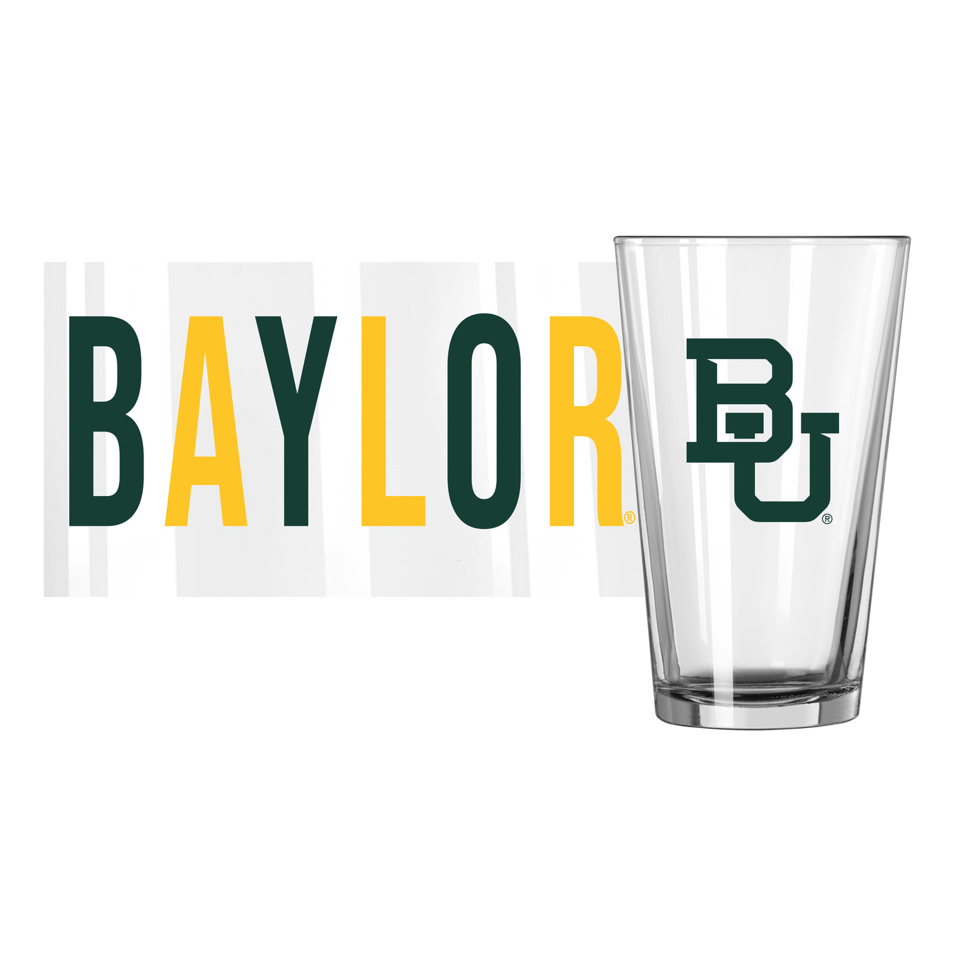 Baylor 16oz Overtime Pint Glass