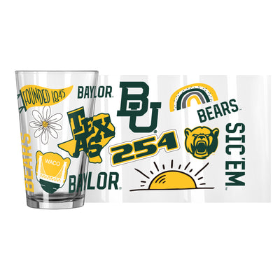 Baylor 16oz Native Pint Glass