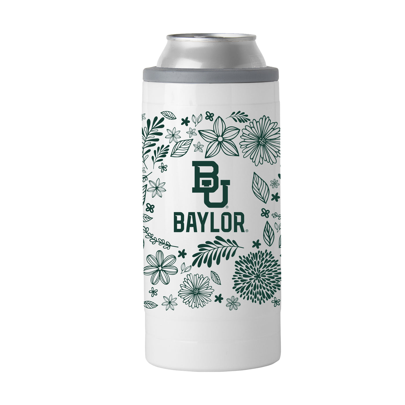 Baylor 12oz Botanical Slim Can Coolie