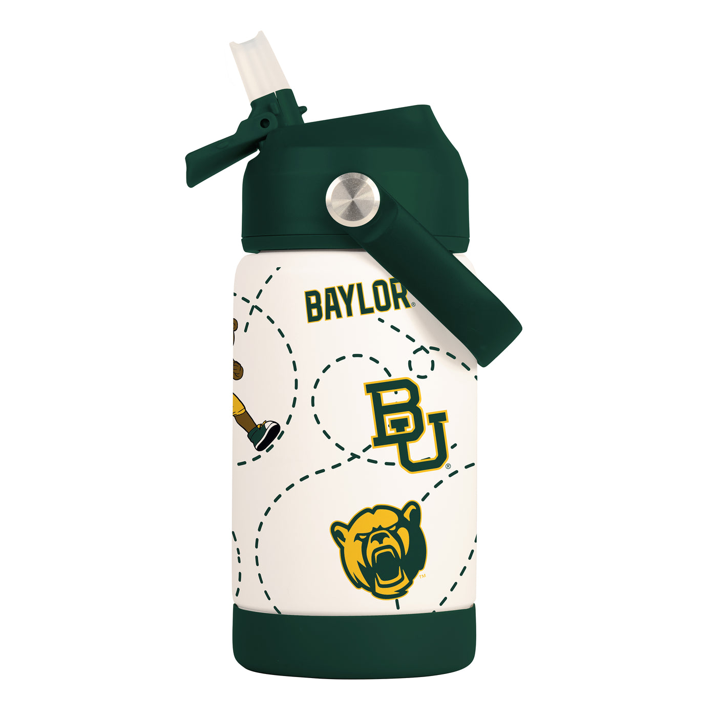 Baylor 12oz Mascot SS Kids Bottle