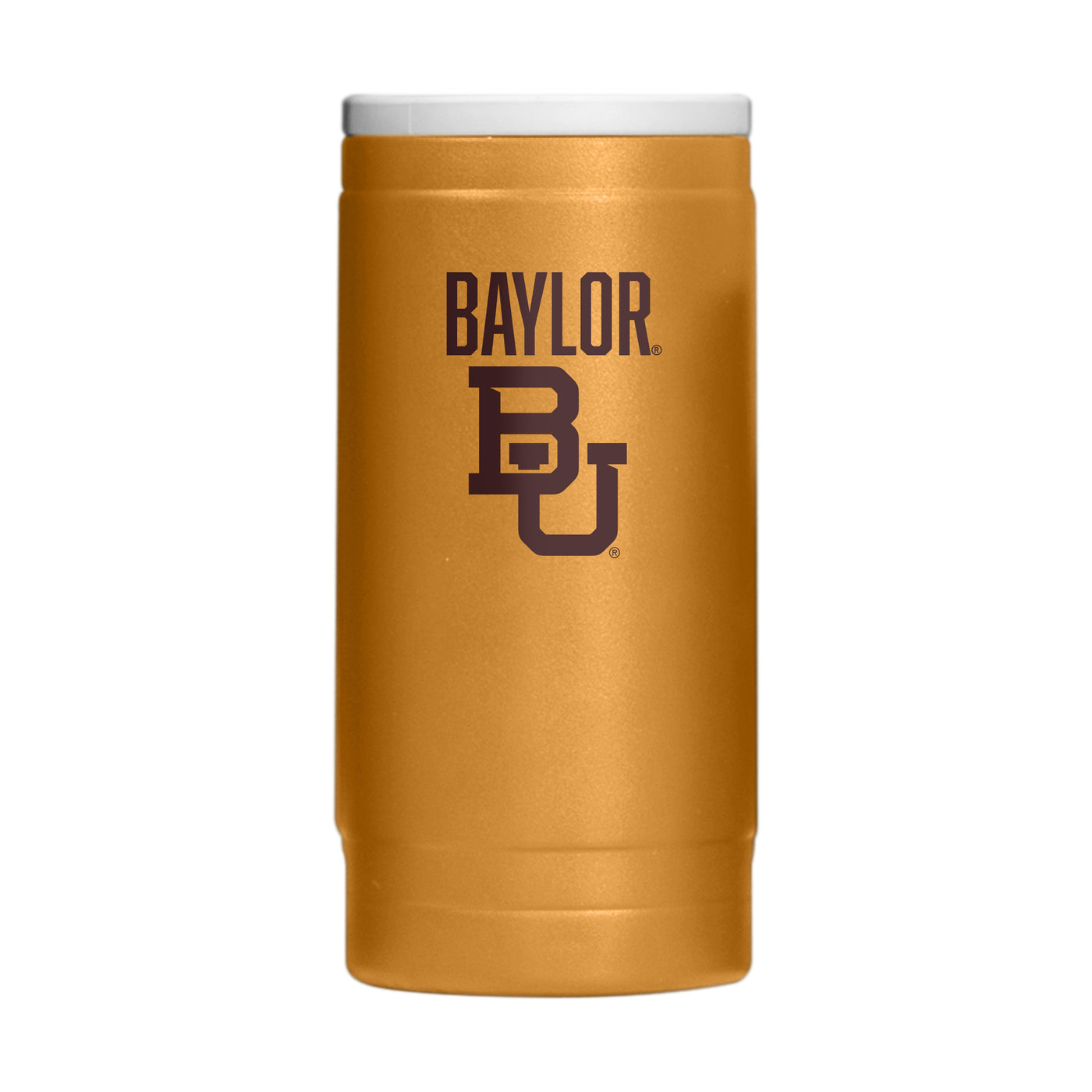 Baylor 12oz Oak Huddle Powdercoat SlimCan Coolie