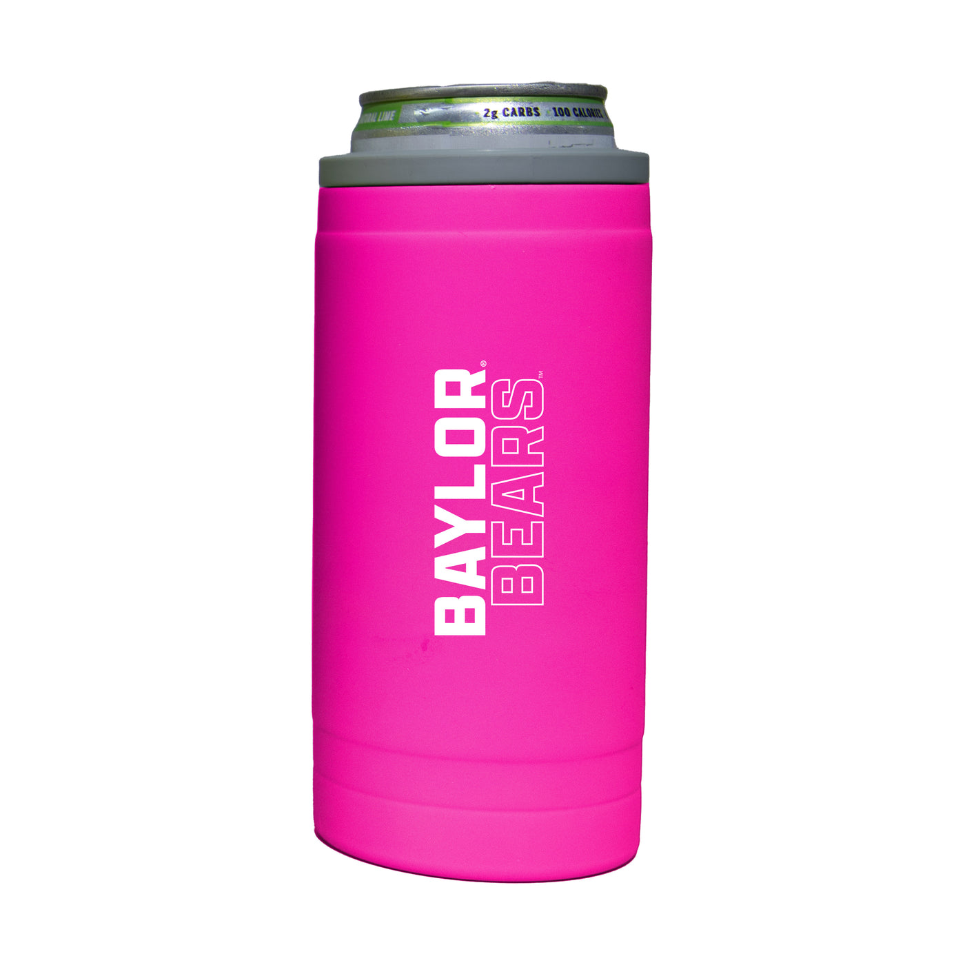 Baylor 12oz Electric Stacked Soft Touch Slim Coolie