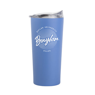 Baylor 20oz Retro Script Arctic Powder Coat Tumbler