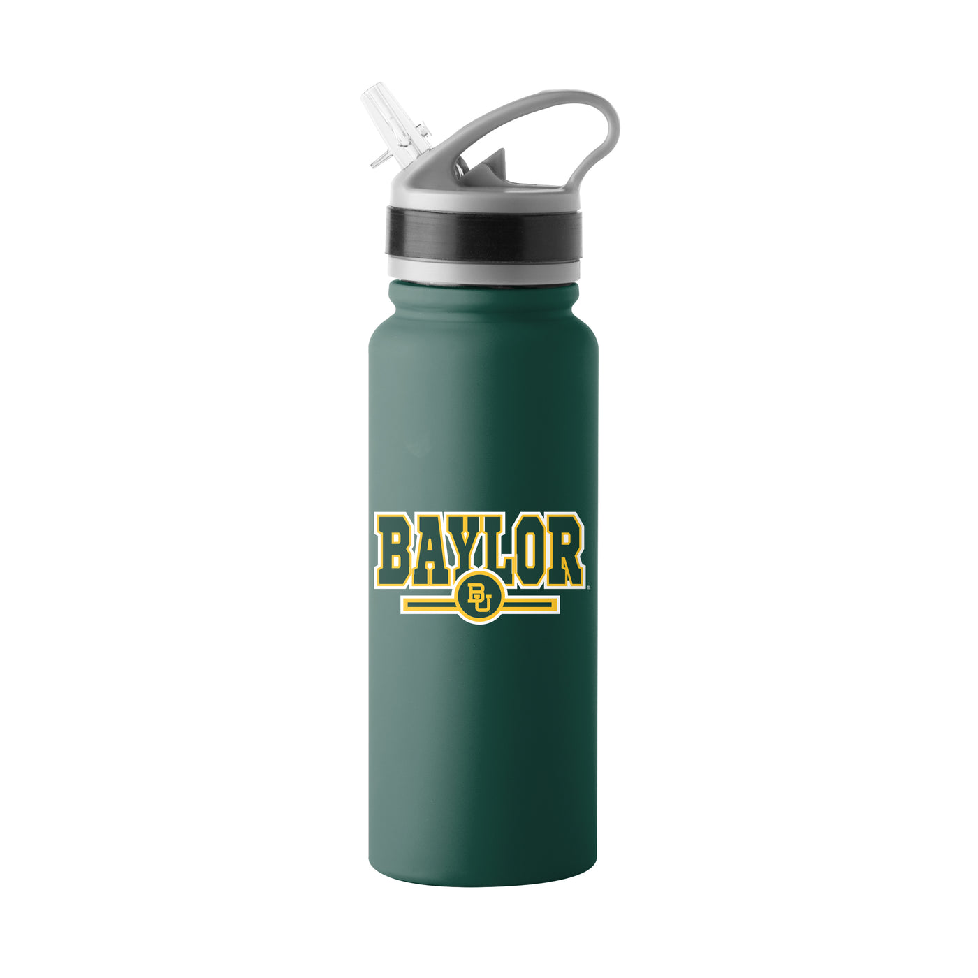 Baylor 25oz Campus Color Letterman Stainless Single Wall Flip Top Bottle
