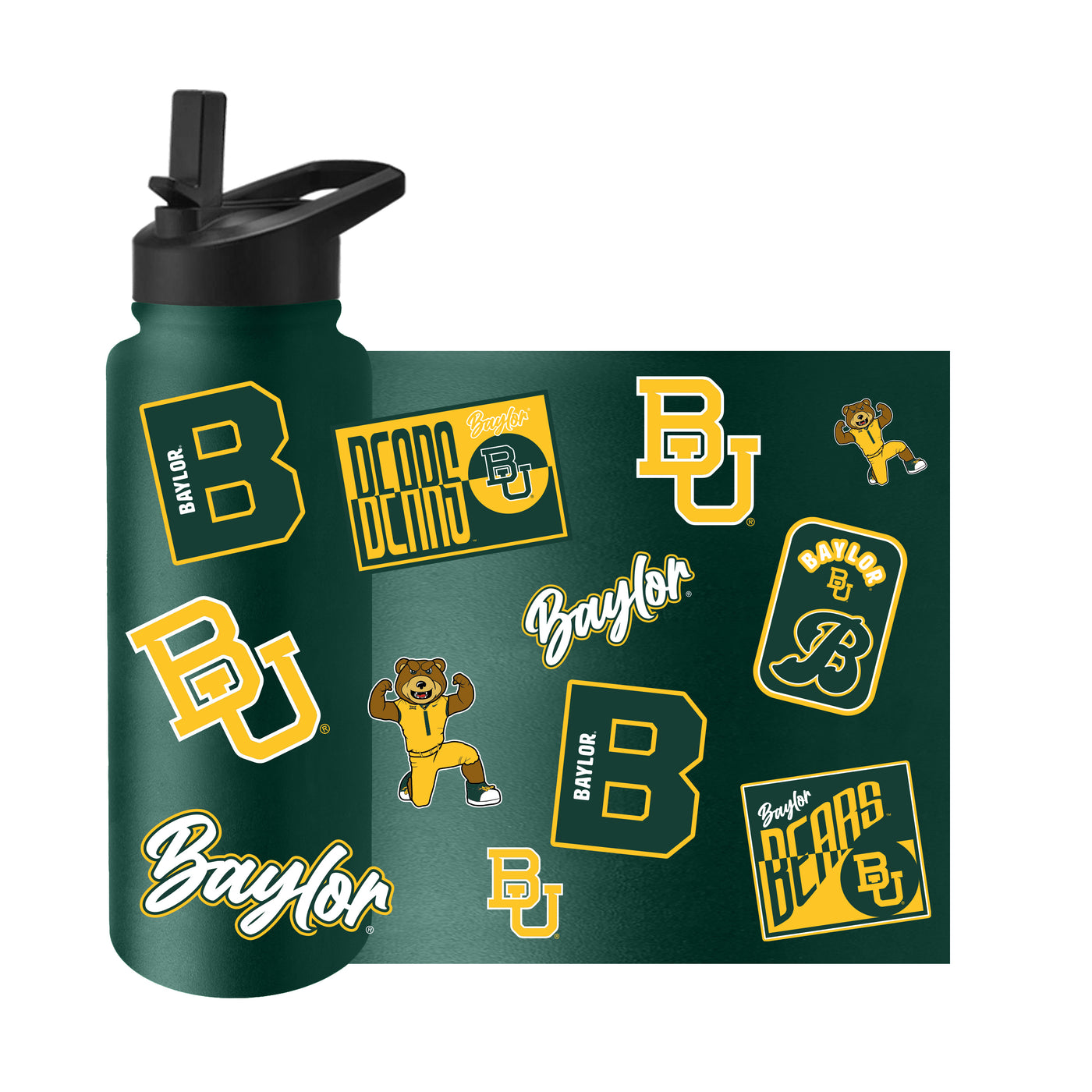 Baylor 34oz Dreamweave Quencher Bottle