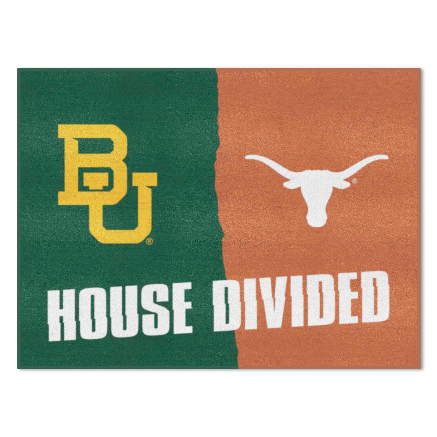 House Divided Mat - Baylor / Texas