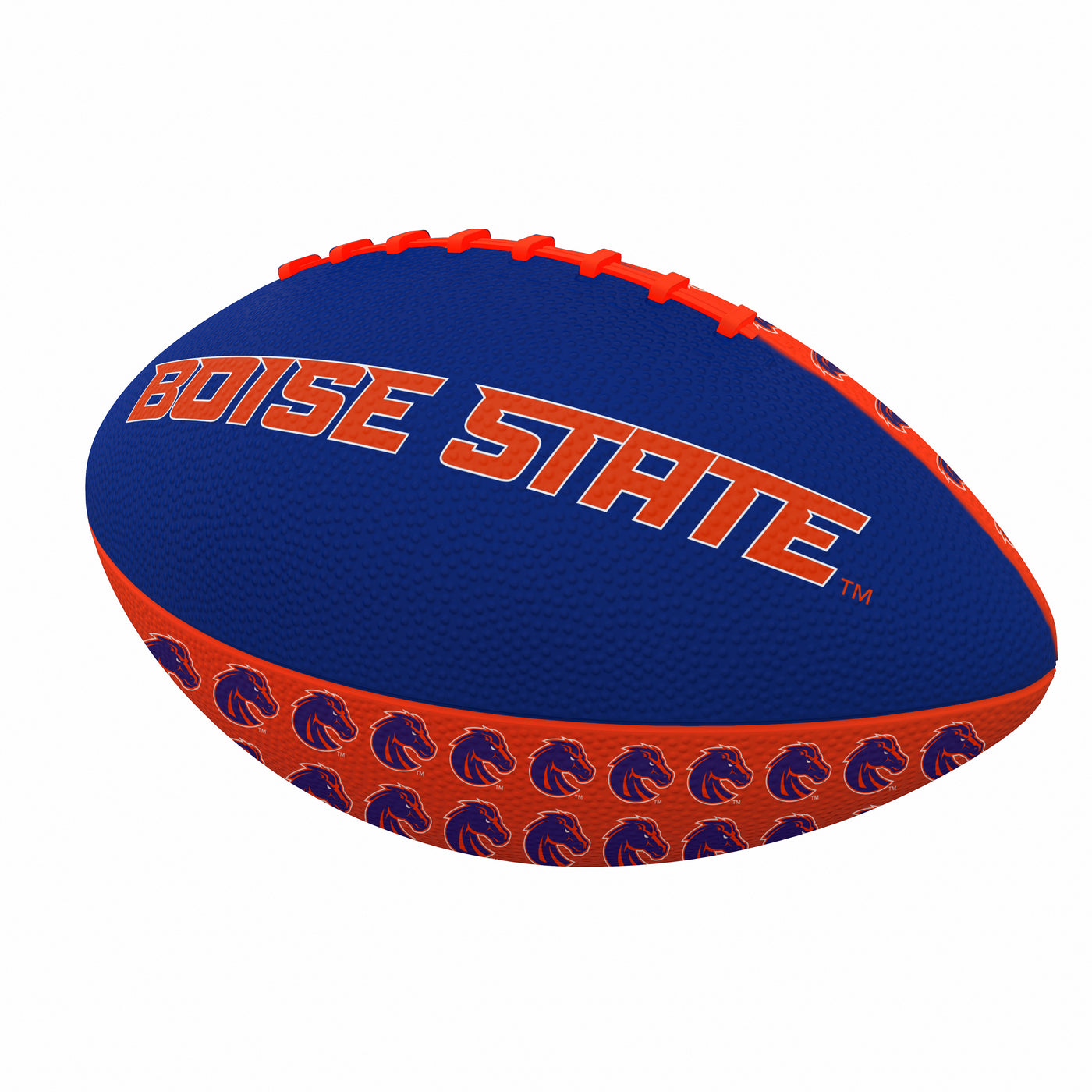 Boise State Repeating Mini-Size Rubber Football