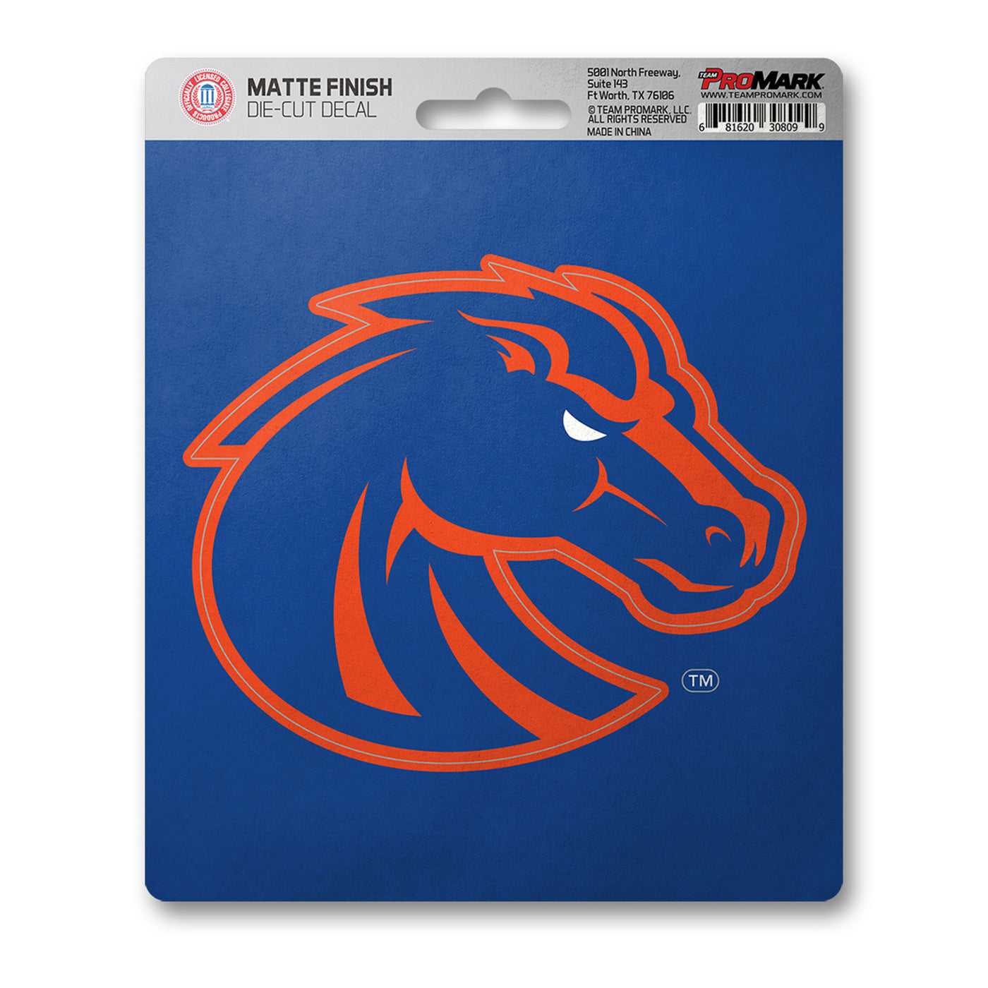 Boise State University Matte Decal