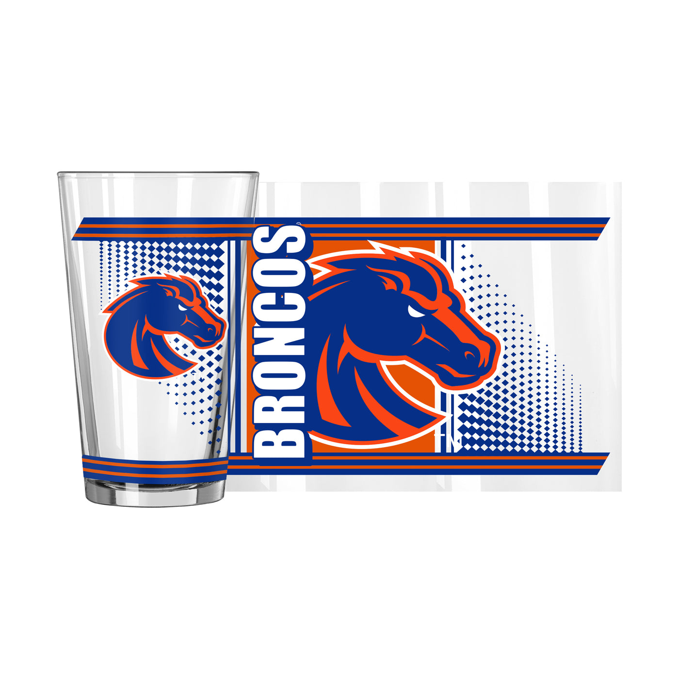 Boise State 16oz Hero Glass Pint - Logo Brands