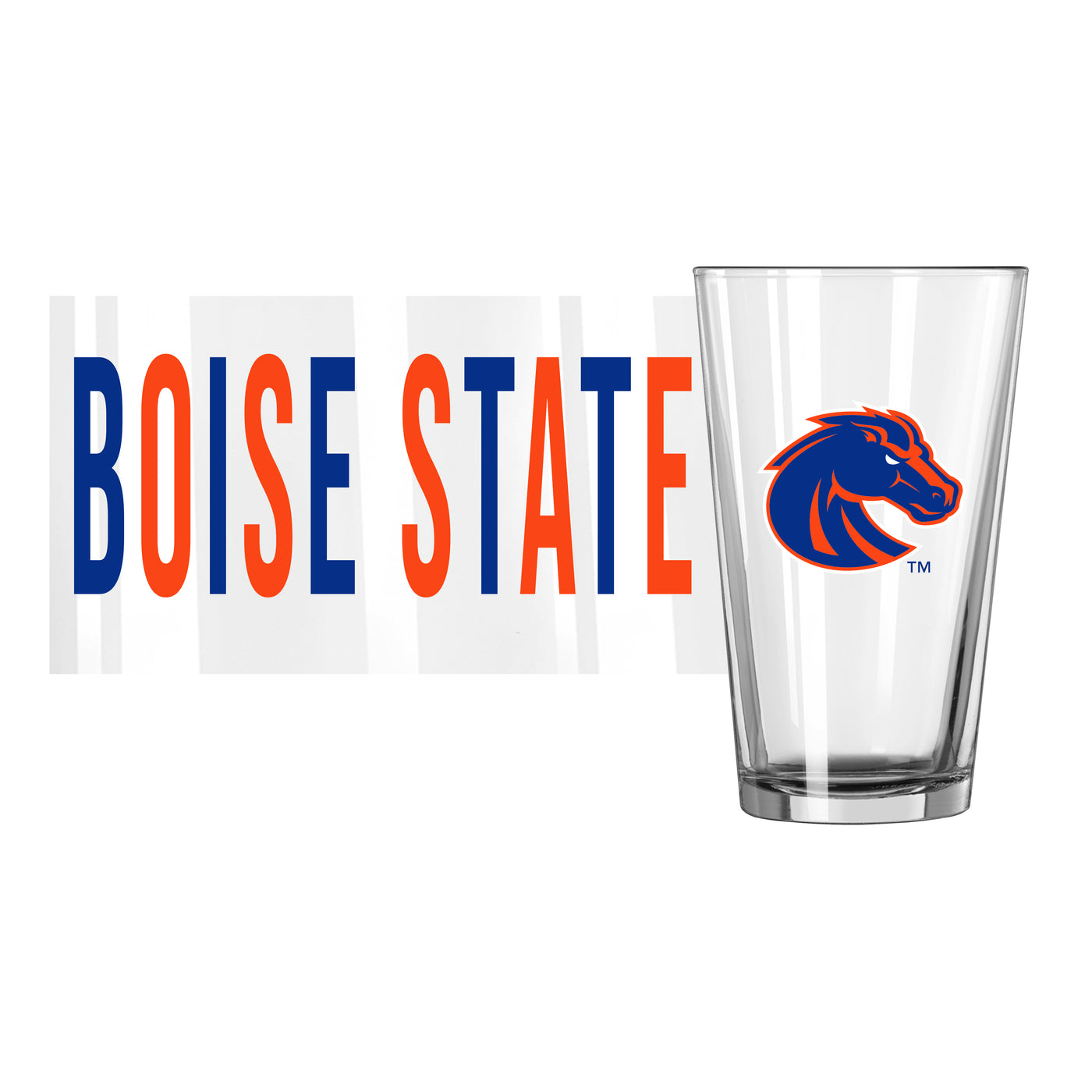 Boise State 16oz Overtime Pint Glass