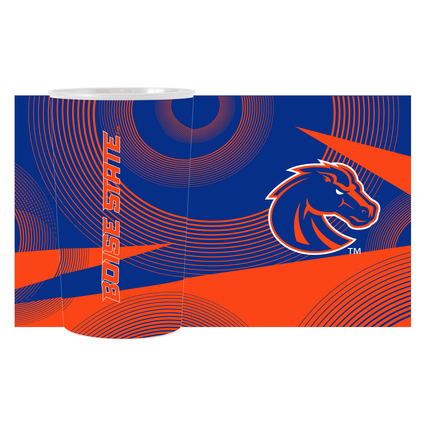 Boise State Geometric Hardwall Cup 4 Pack