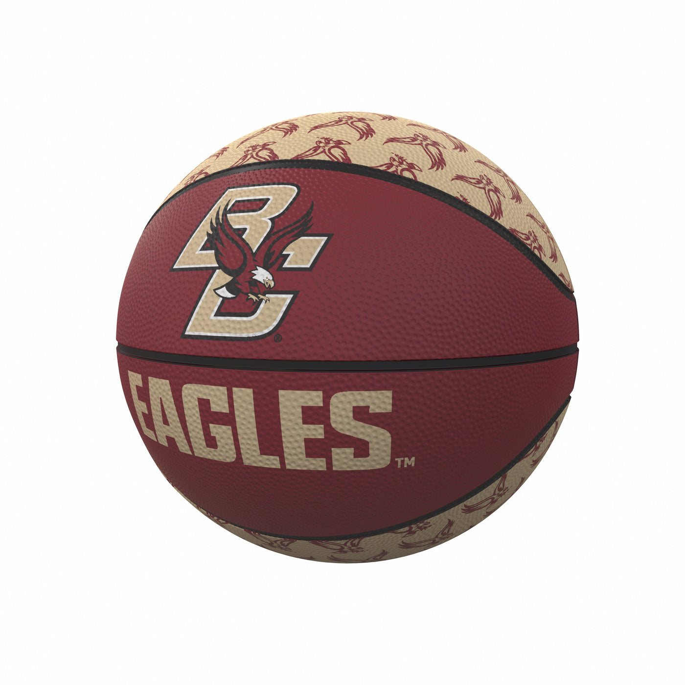 Boston College Repeating Logo Mini-Size Rubber Basketball