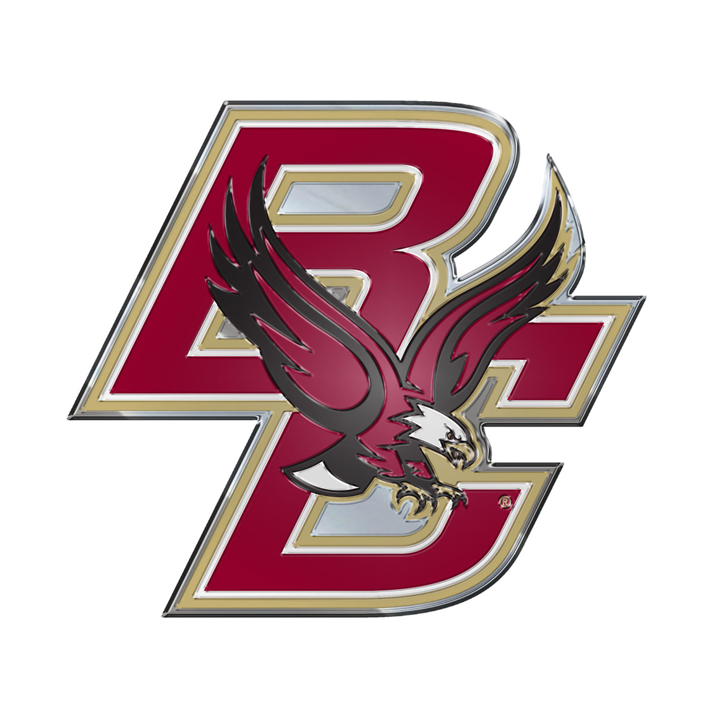 Boston College Embossed Color Emblem
