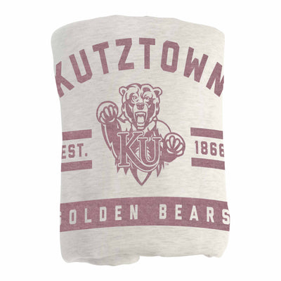 Kutztown University Sublimated Sweatshirt Blanket