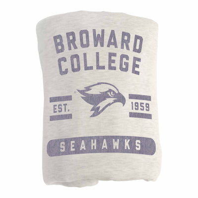 Broward College Sublimated Sweatshirt Blanket