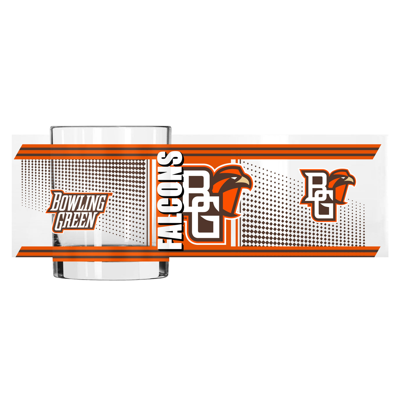 Bowling Green 14oz Hero Rocks Glass - Logo Brands