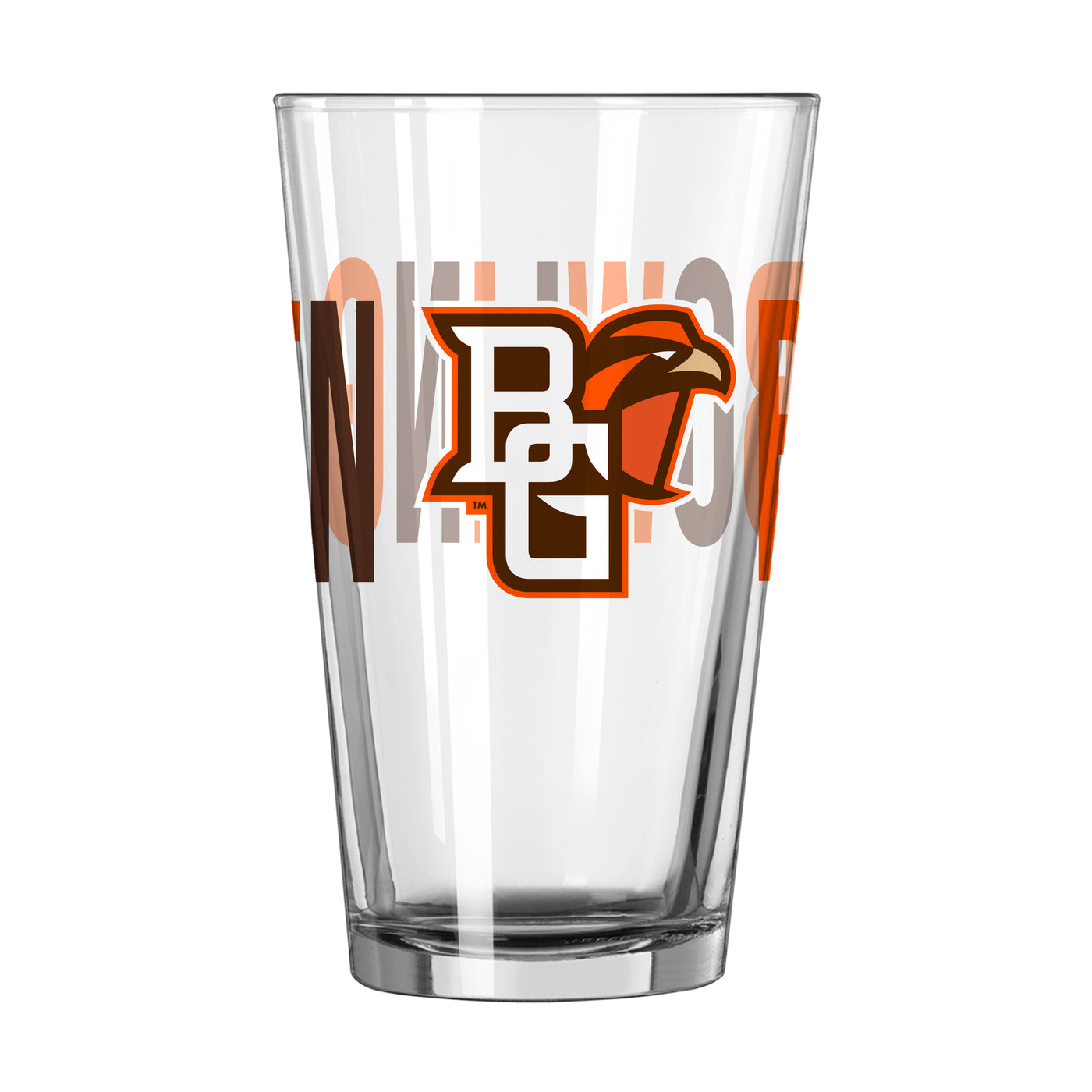 Bowling Green 16oz Overtime Pint Glass - Logo Brands