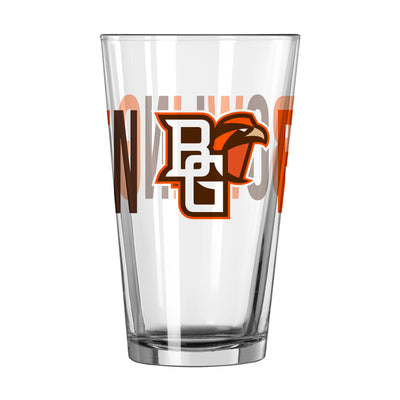 Bowling Green 16oz Overtime Pint Glass - Logo Brands