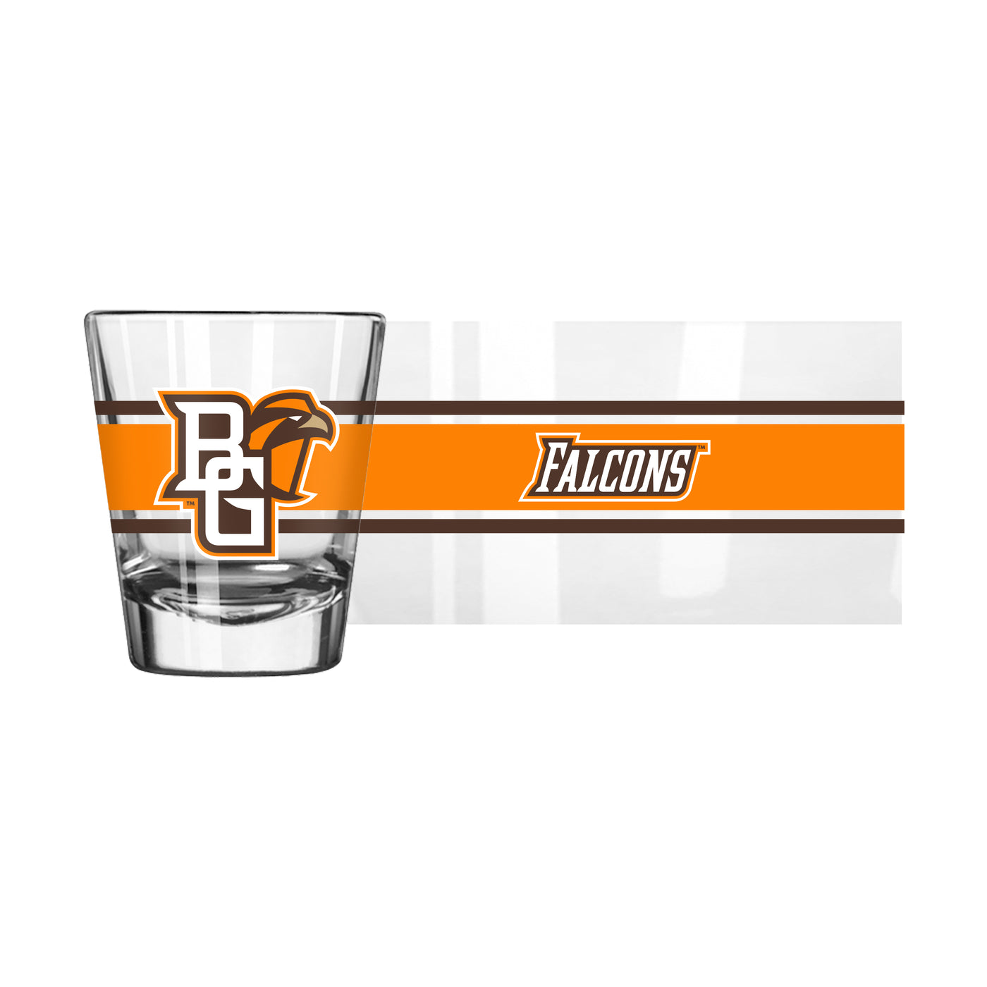 Bowling Green 2oz Stripe Shot Glass