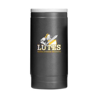 Pacific Luthern University 12oz Logo Powdercoat SlimCan Coolie