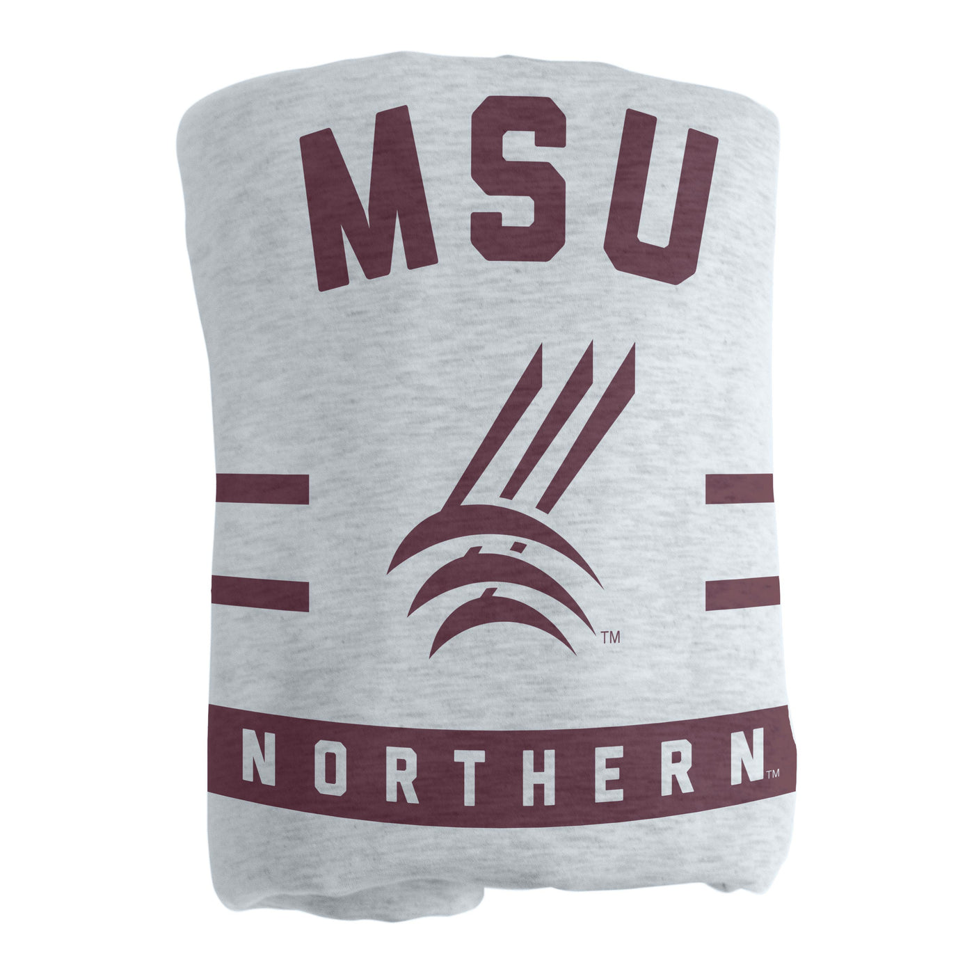 Montana State  - Northern Athletic Gray Sublimated Sweatshirt Blanket