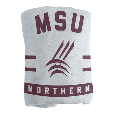 Montana State  - Northern Athletic Gray Sublimated Sweatshirt Blanket