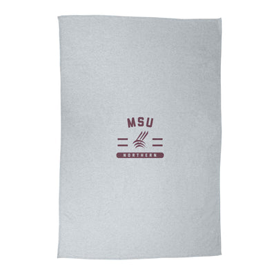 Montana State  - Northern Athletic Gray Sublimated Sweatshirt Blanket