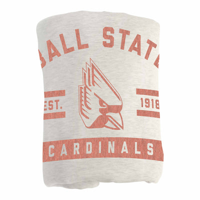 Ball State Sublimated Sweatshirt Blanket