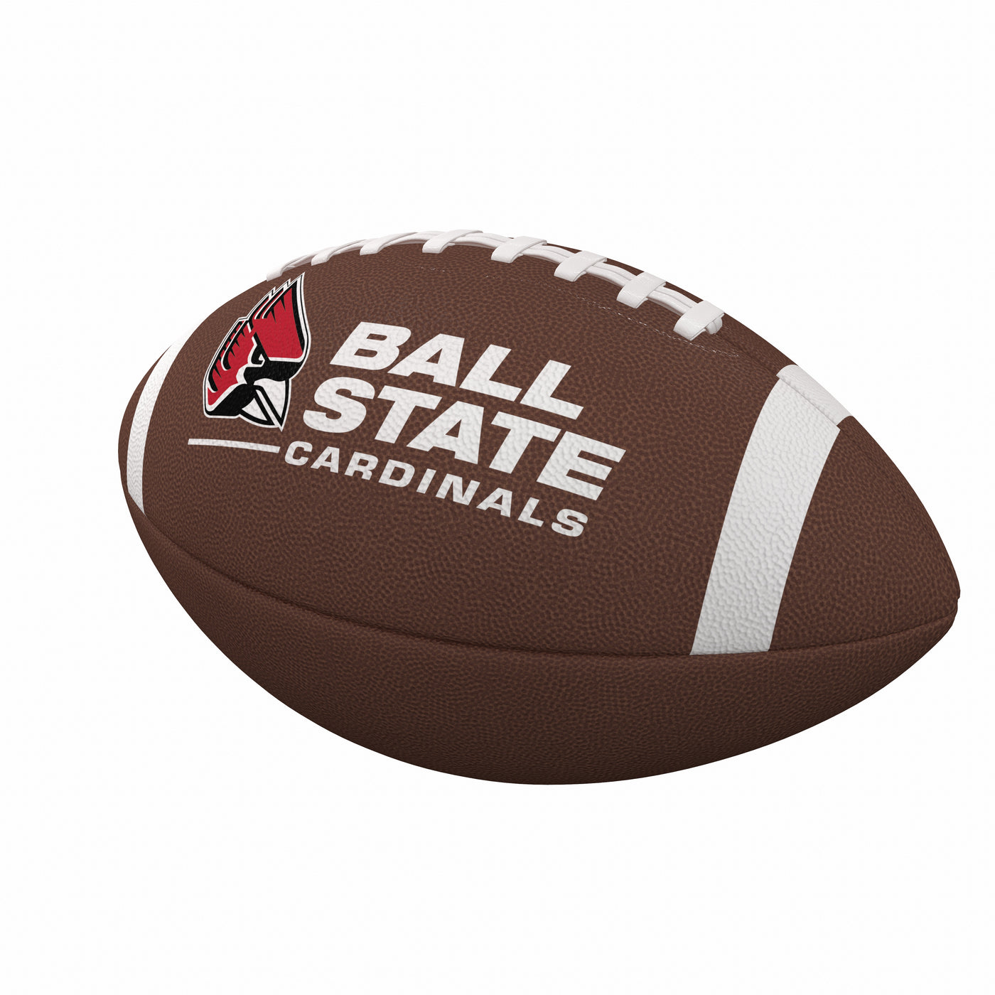 Ball State Team Stripe Official-Size Composite Football