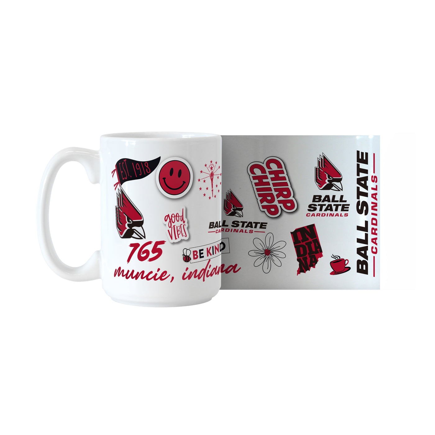 Ball State 15oz Native Sublimated Mug