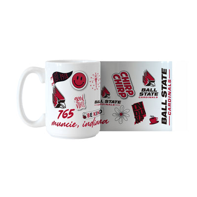 Ball State 15oz Native Sublimated Mug