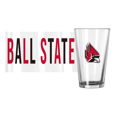 Ball State 16oz Overtime Pint Glass