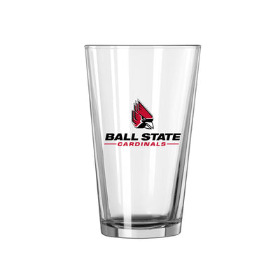 Ball State 16oz Logo Pint Glass - Logo Brands