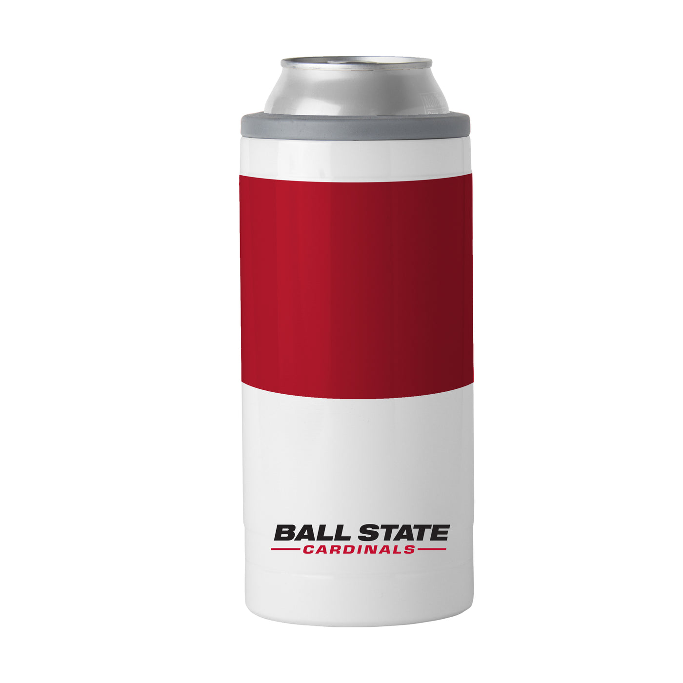 Ball State 12oz Colorblock Powder Coat Slim Can Coolie