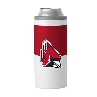 Ball State 12oz Colorblock Powder Coat Slim Can Coolie