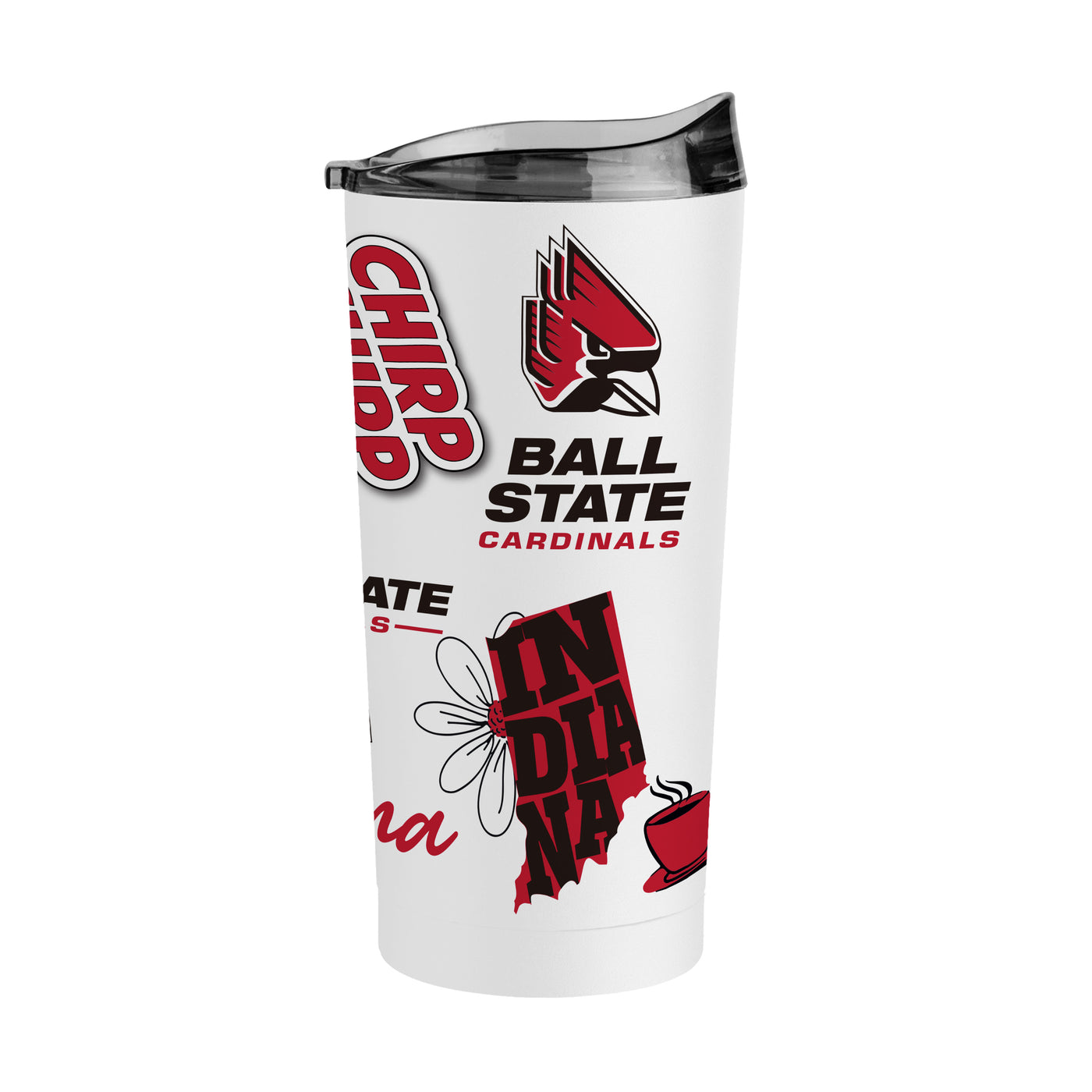 Ball State 20oz Native Powder Coat Tumbler