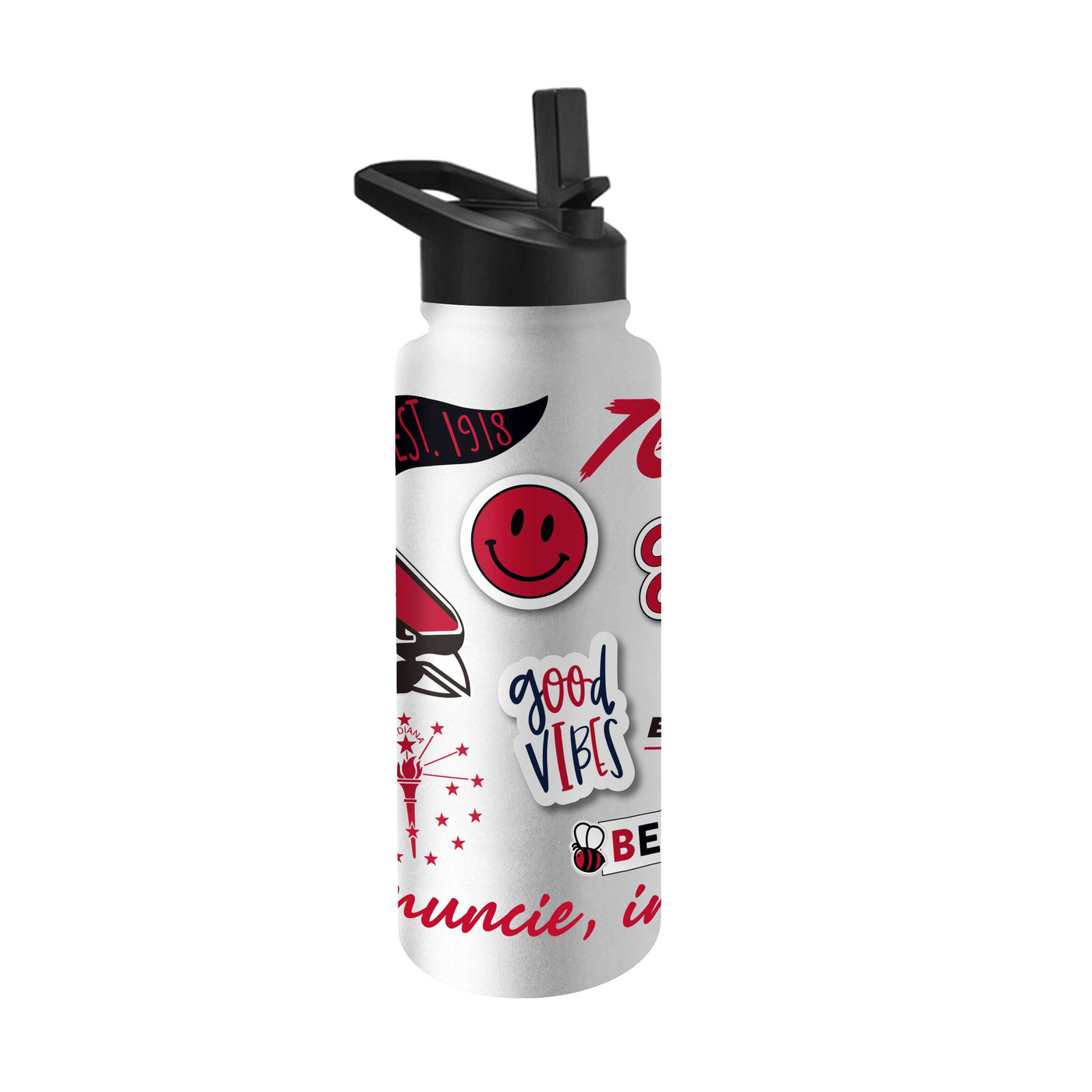 Ball State 34oz Native Quencher Bottle - Logo Brands